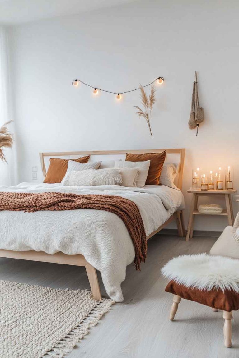 30 Modern Cozy Fall Bedroom Ideas for a Warm and Inviting Space