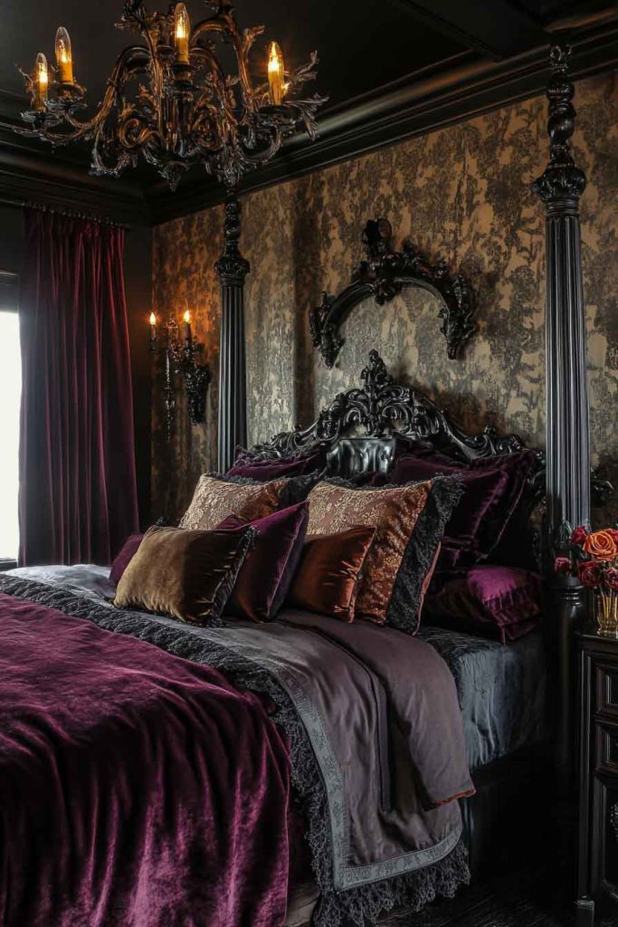 Gothic Romance Fall Bedroom