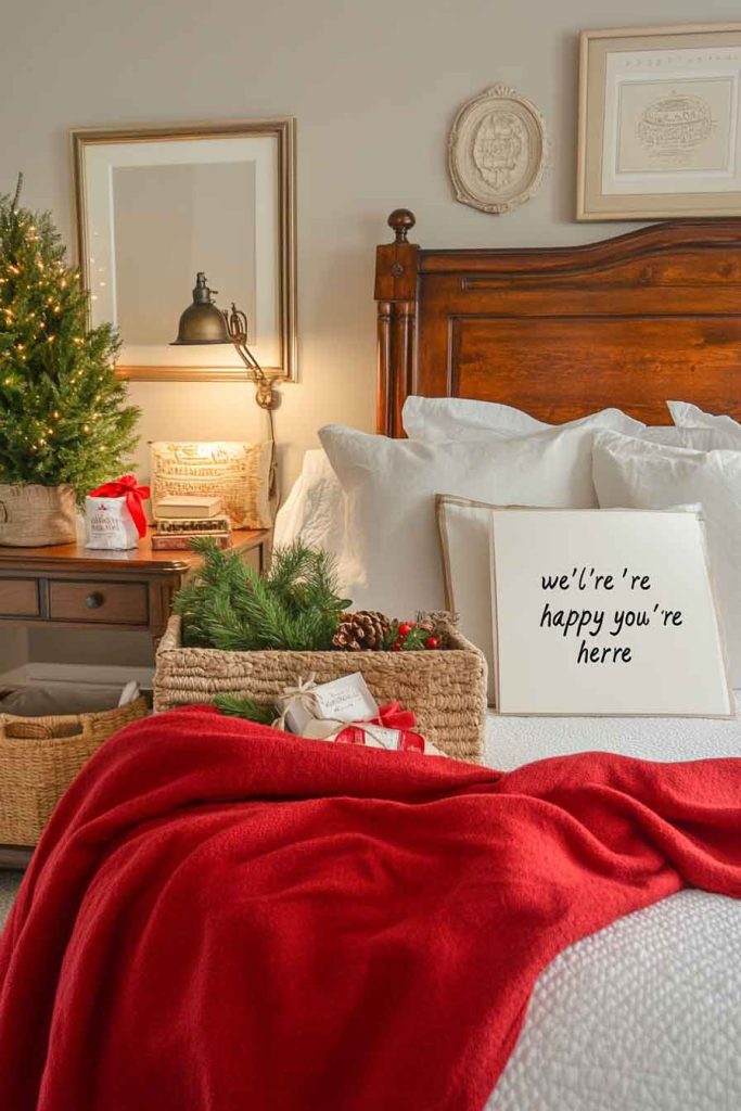 Guest Room with Welcoming Details