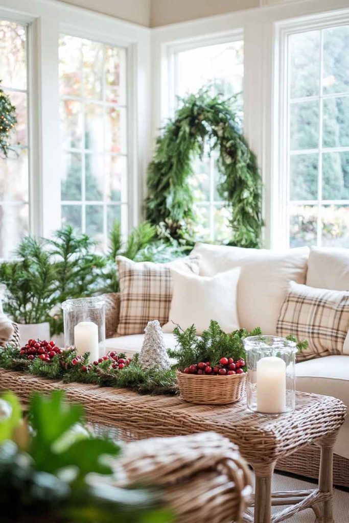 Sunroom with Natural Light and Greenery