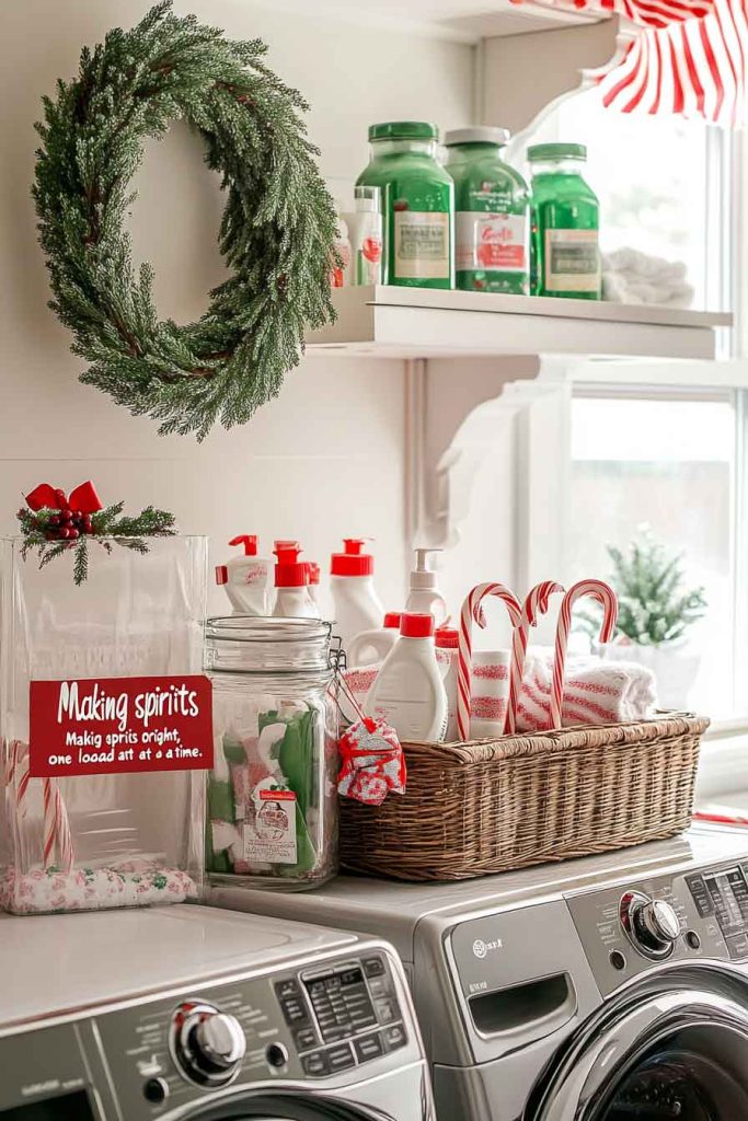 Laundry Room with Cheerful Surprises