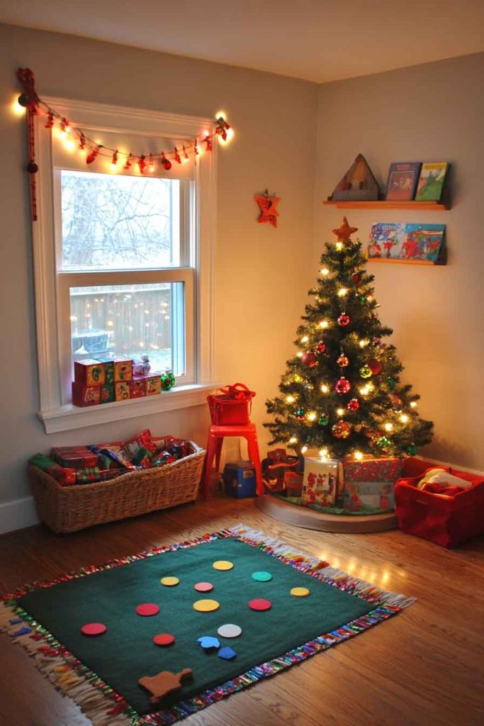 Playroom with Kid-Friendly Decorations