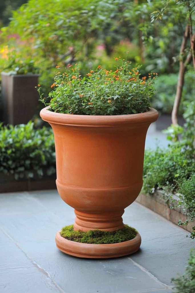 Terracotta Pot Umbrella Stand