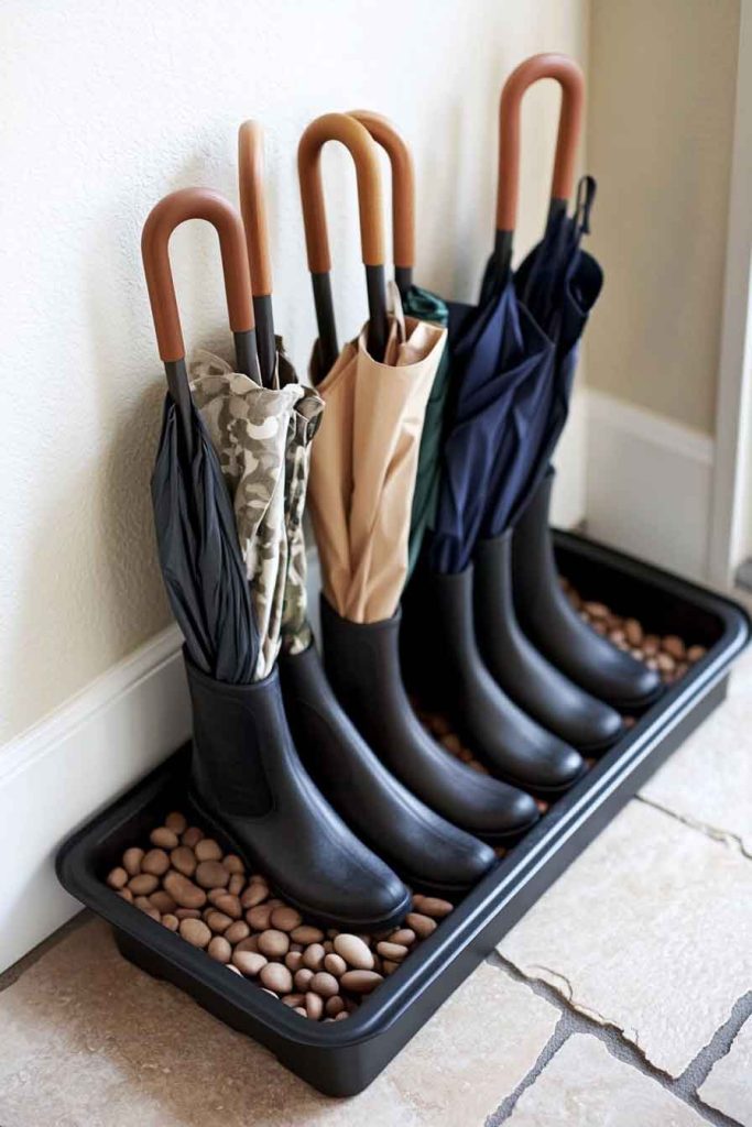 Boot Tray Umbrella Organizer