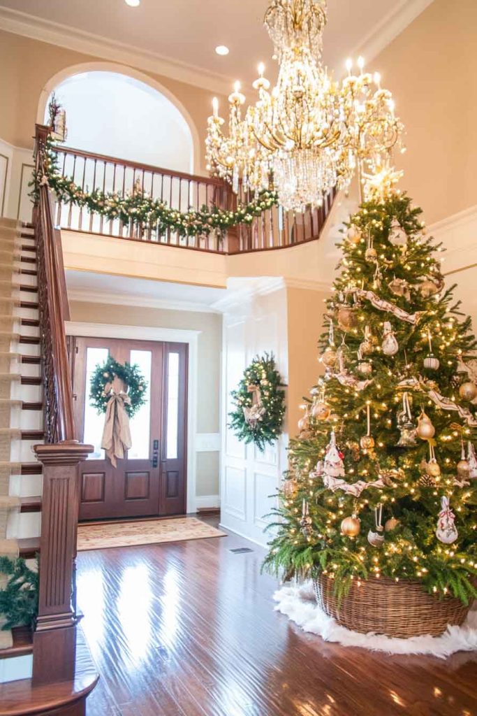 Grand Foyer with Statement Tree