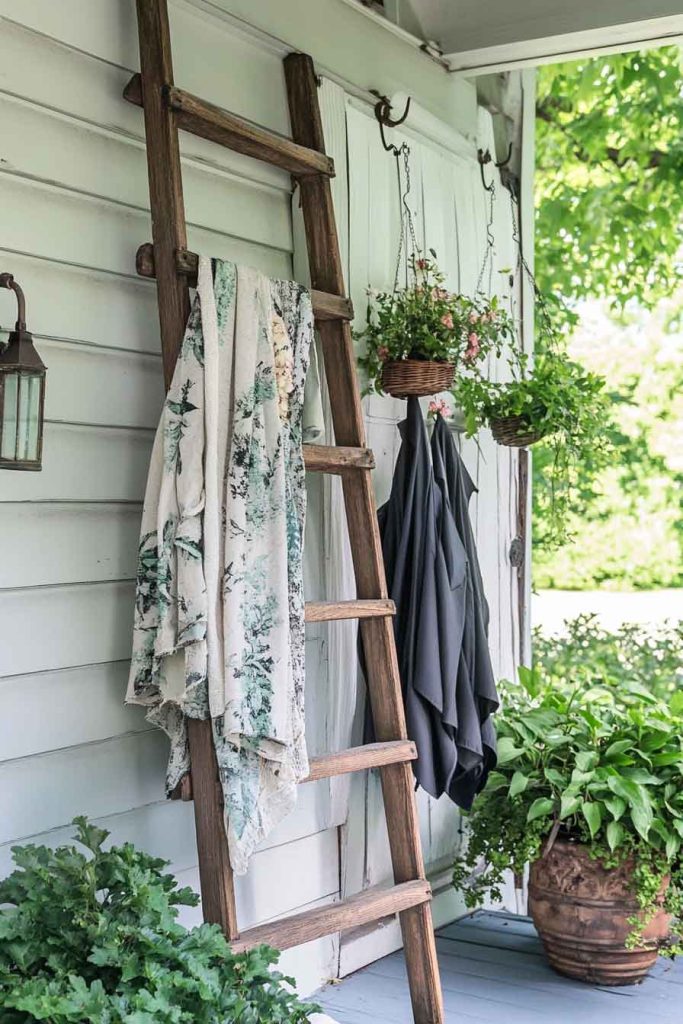 Ladder Umbrella Display