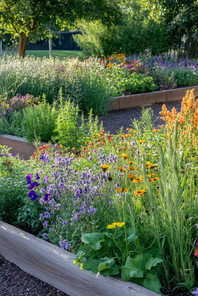 Native Plant Raised Bed for Wildlife Habitat
