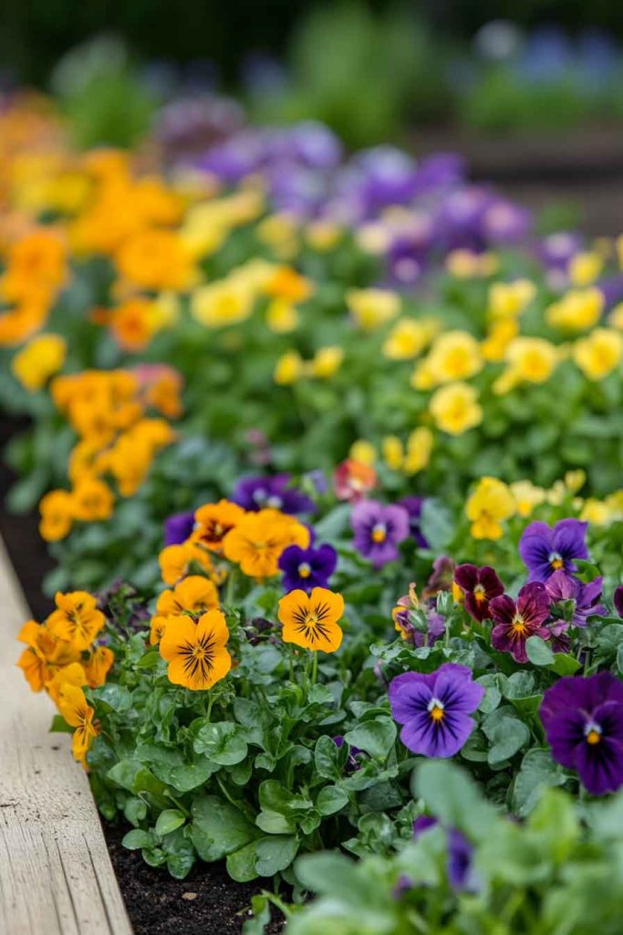 Edible Flower Raised Bed for Culinary Art