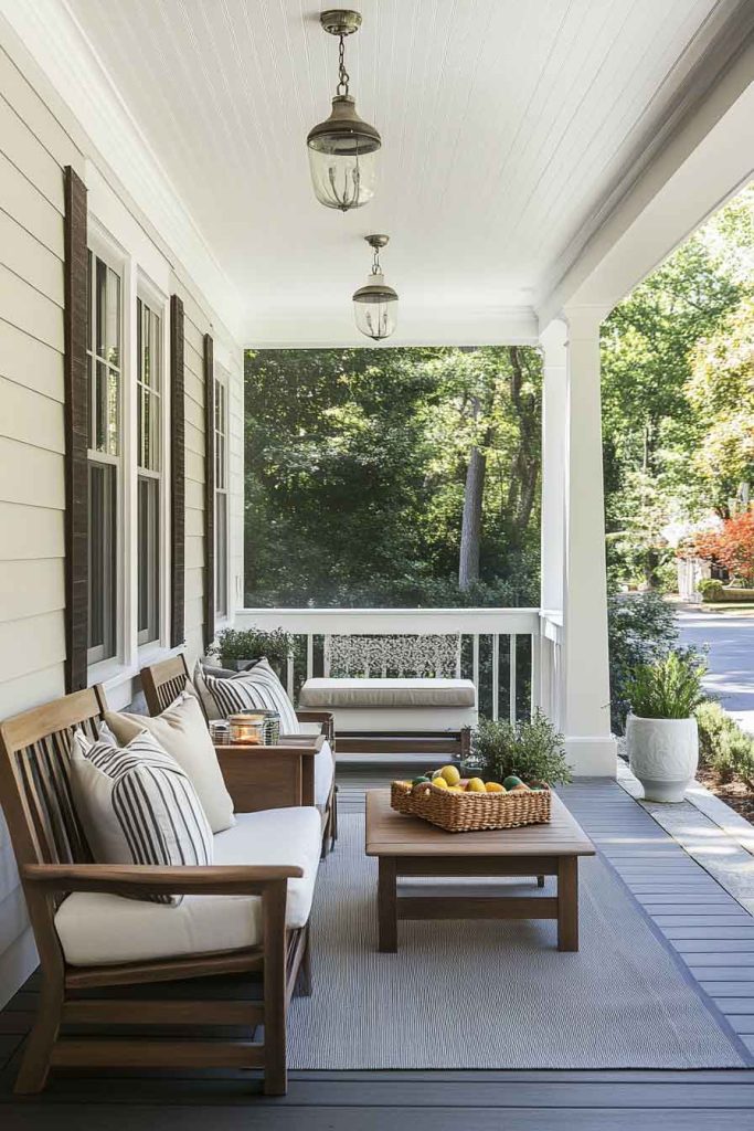 Practical Family Porch with Functional Beauty