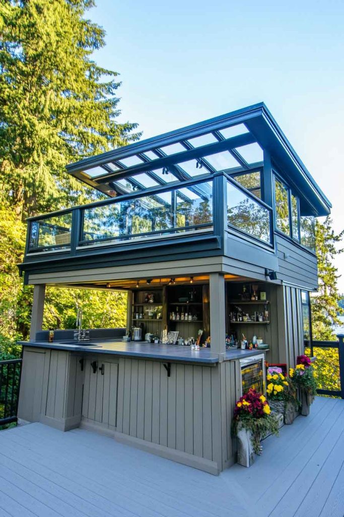 Artist's Two-Level Studio Deck