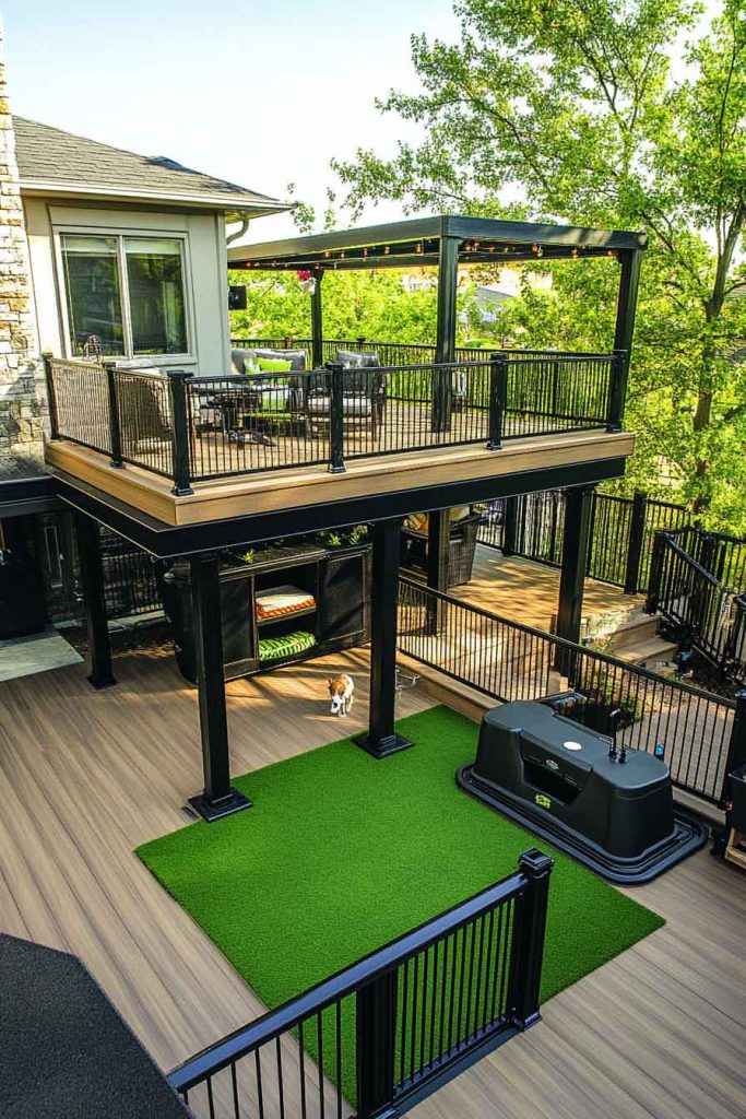 Pet-Friendly Two-Level Deck