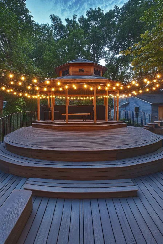 Music Lover's Two-Level Performance Deck