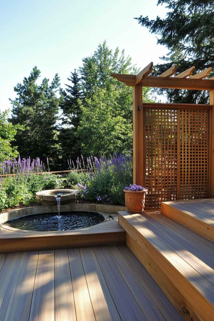 Meditation and Wellness Two-Level Deck