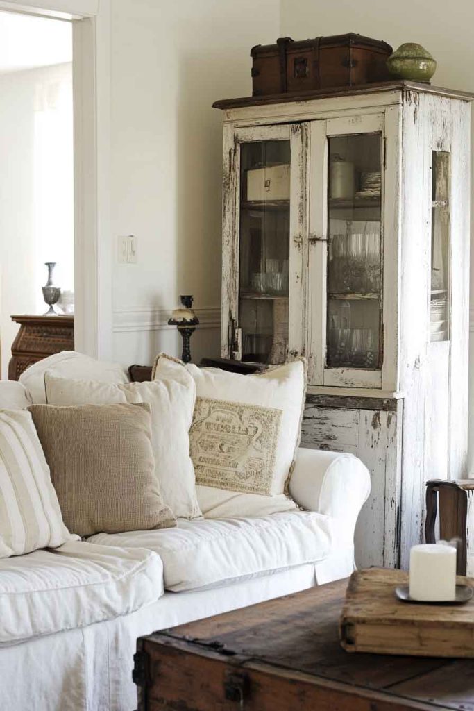 Incorporate Vintage Wooden Furniture