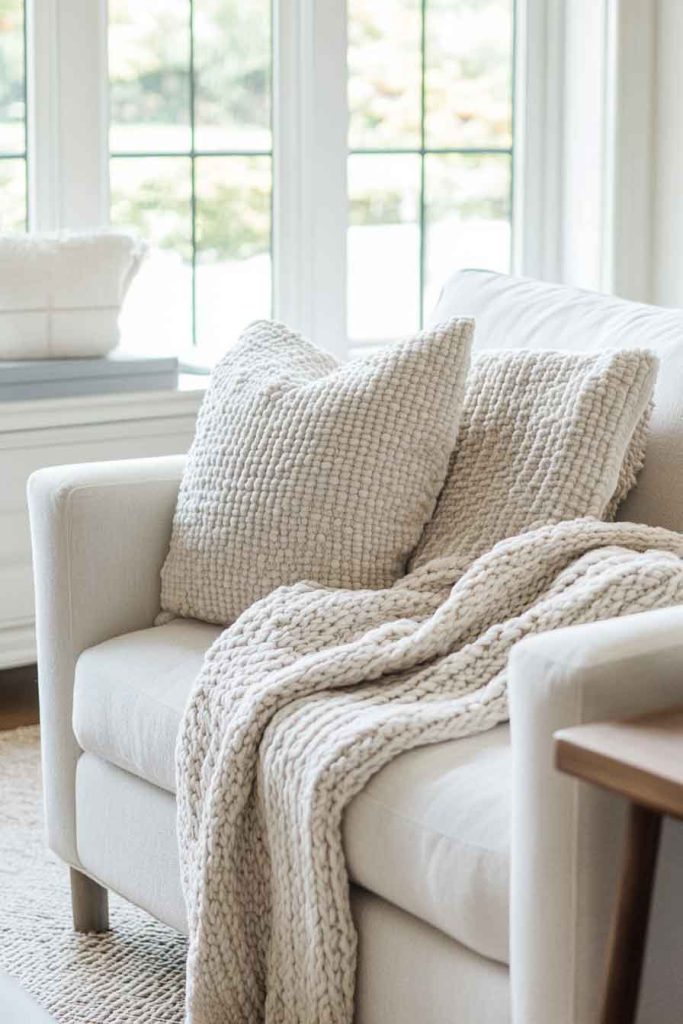 Add Cozy Throw Blankets