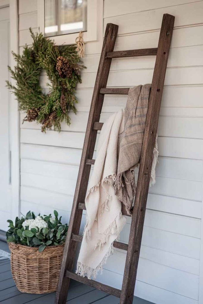 Wooden Ladder Display