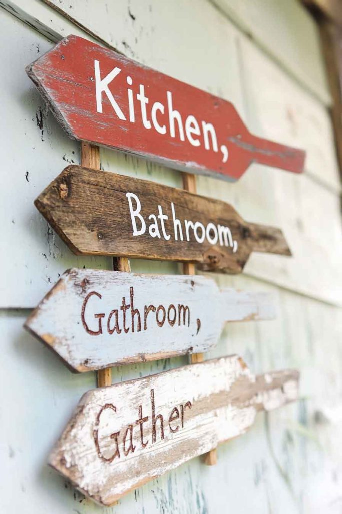 Wooden Arrow Signs