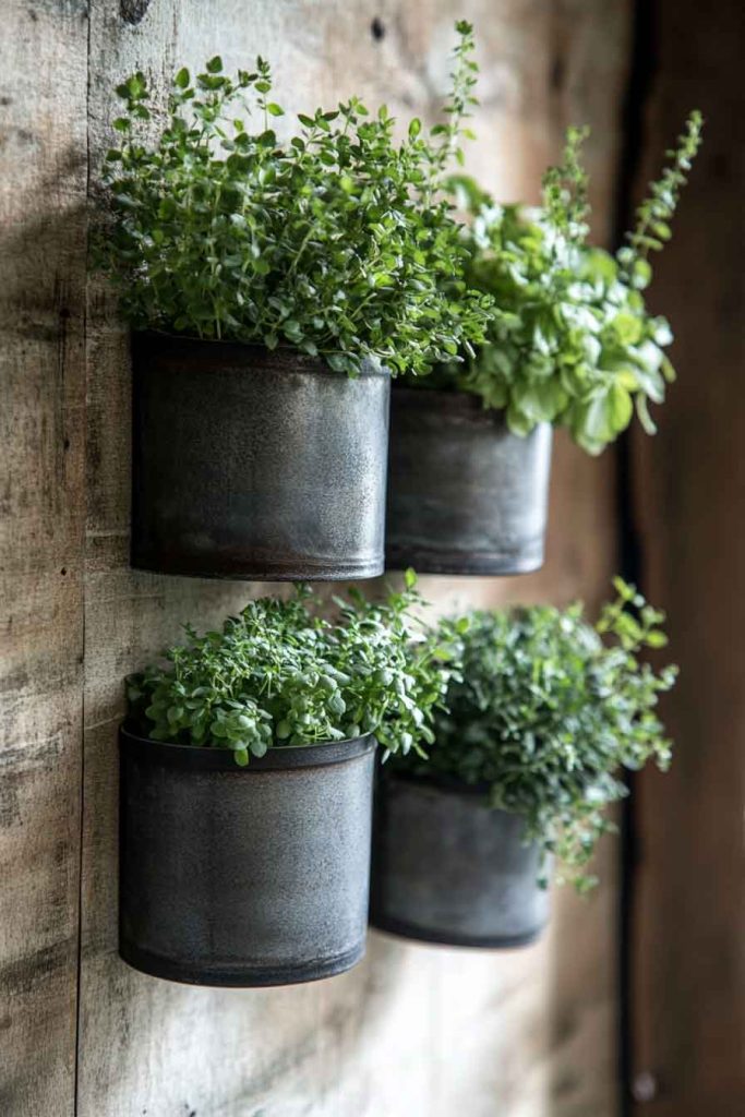 Metal Wall Planters