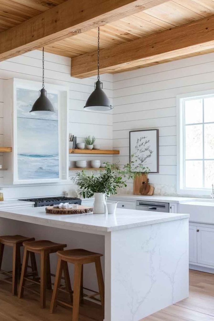 Vertical Shiplap Installation