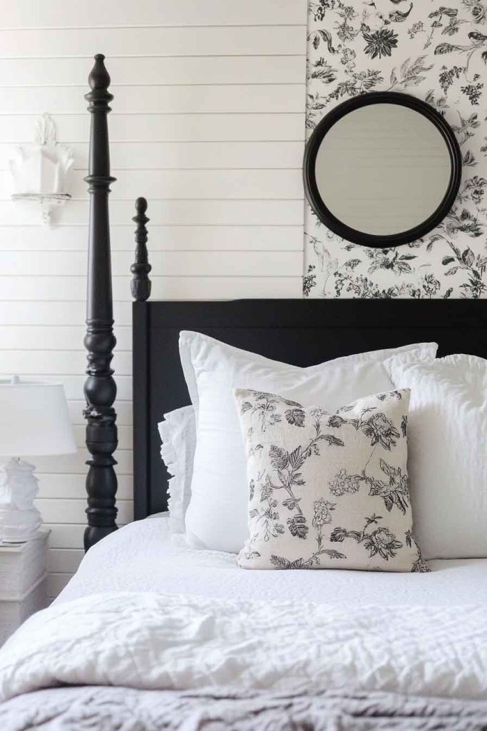 Shiplap with Wallpaper