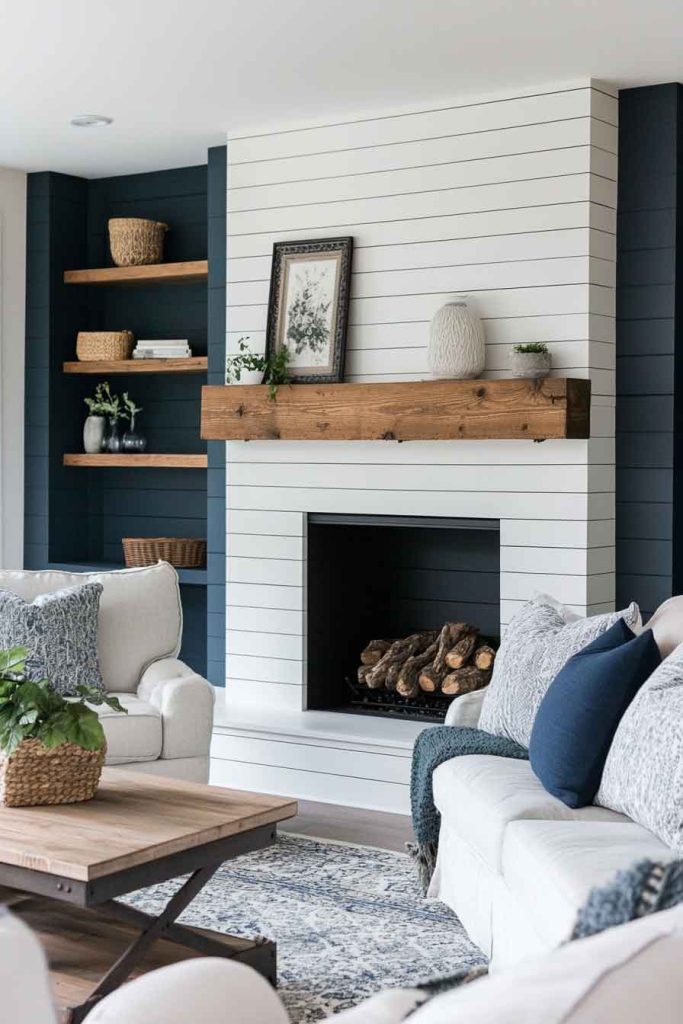 Bold Colored Shiplap