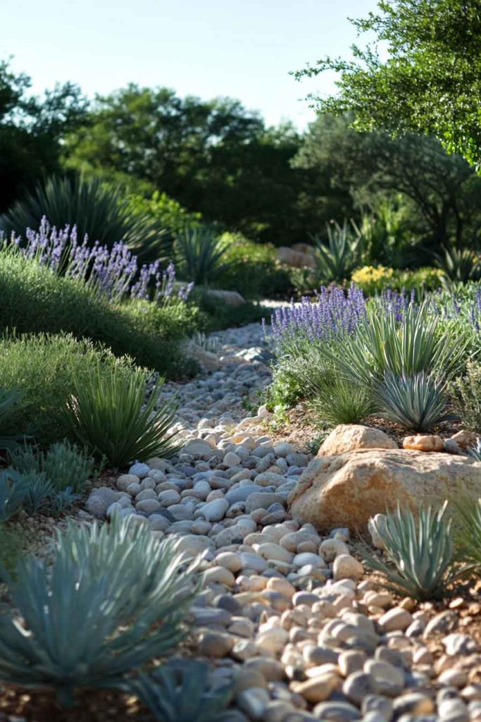 River Rock Xeriscape Design