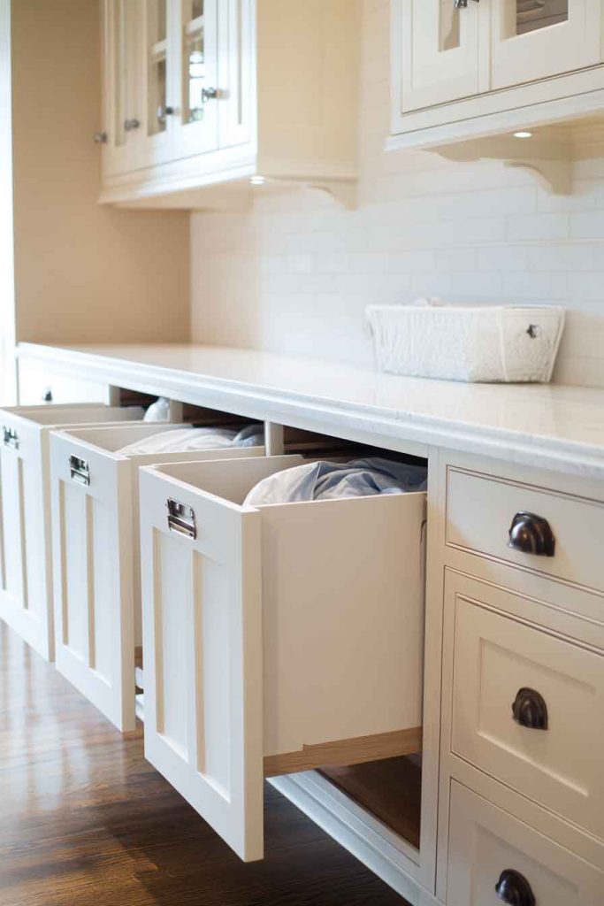 Pull-Out Hampers and Sorting Bins