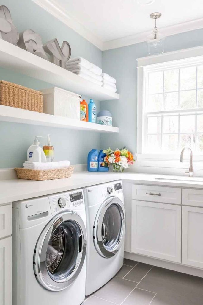 White Cabinets for a Clean Look