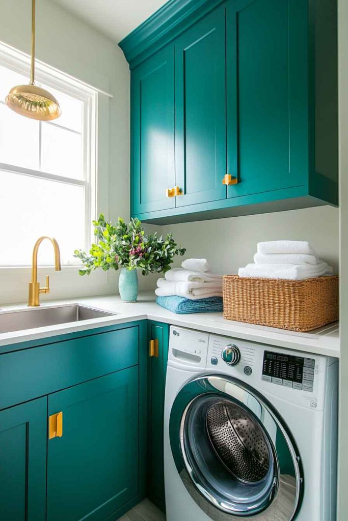 Colorful Accent Cabinets