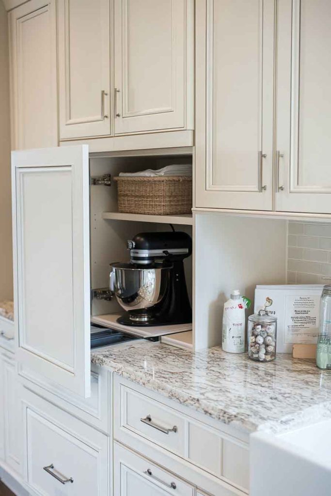 Cabinets with Appliance Garages