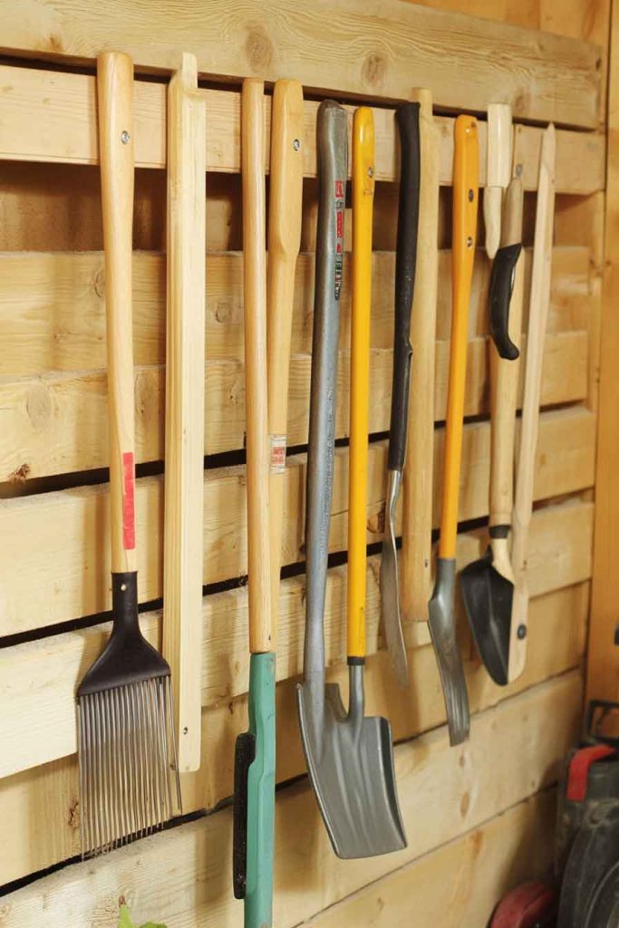 Vertical Garden Tool Organizer