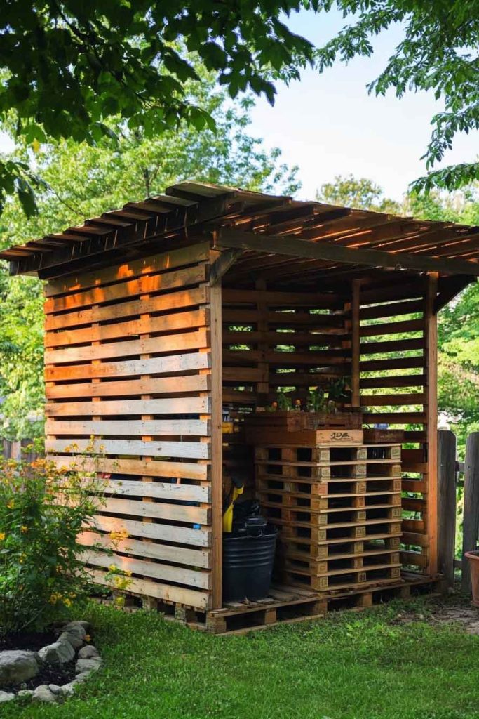 Pallet Storage Shed