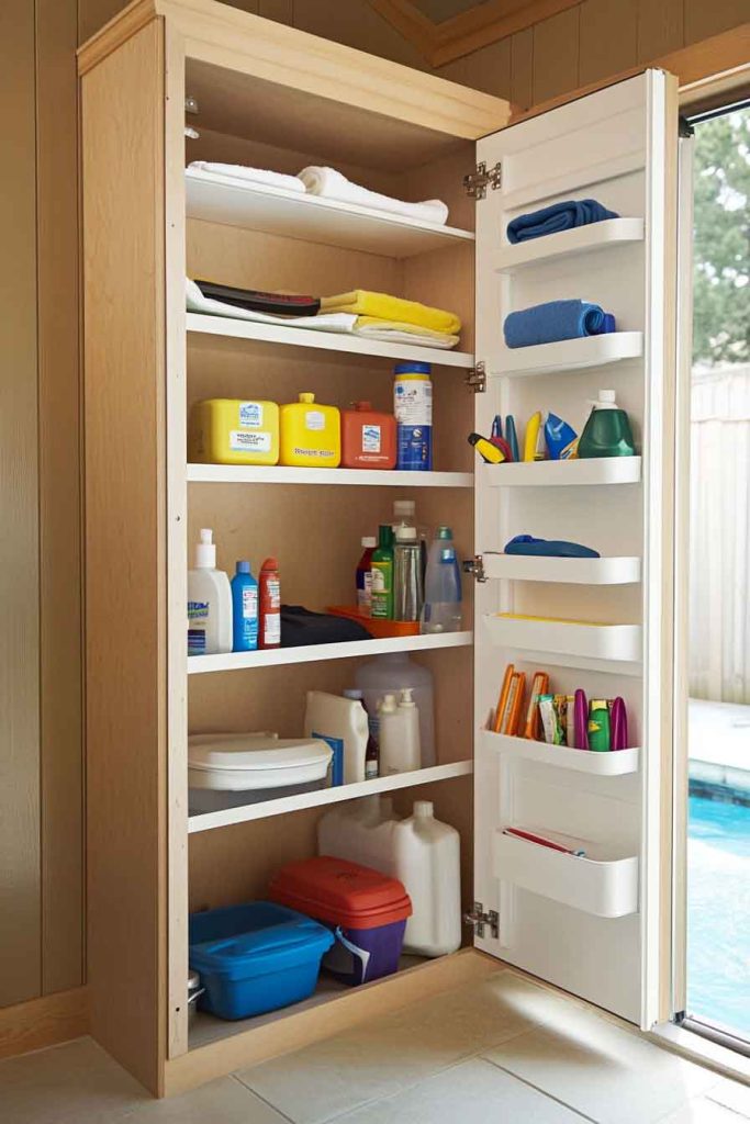 Pool Supply Cabinet