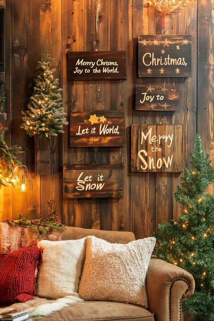 Rustic Wooden Sign Collection