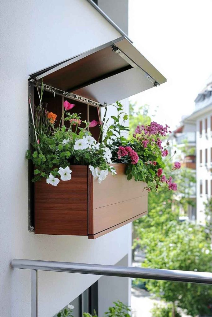 Compact Balcony Storage