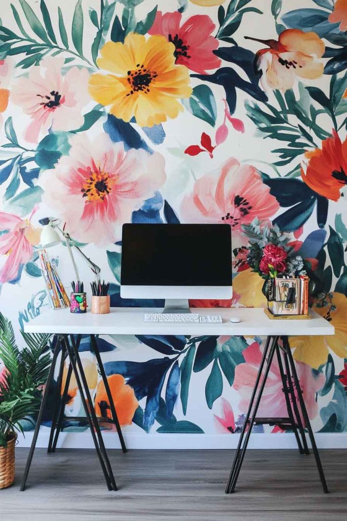 Use Removable Wallpaper or Wall Decals