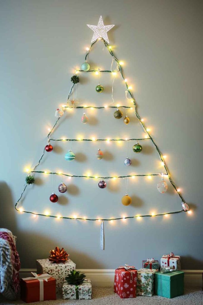 Minimalist Christmas Tree Wall Art
