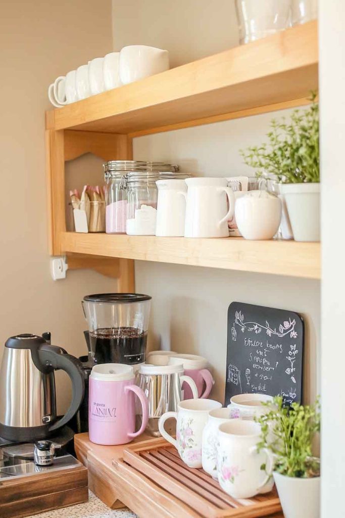 Create a Coffee or Tea Station