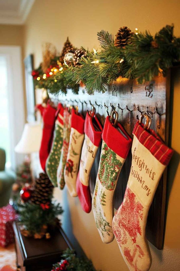 Christmas Stocking Holder Wall