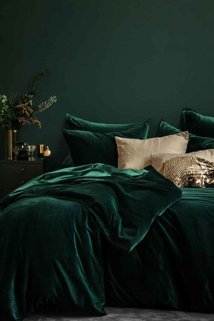 Dark Green Bedding and Textiles