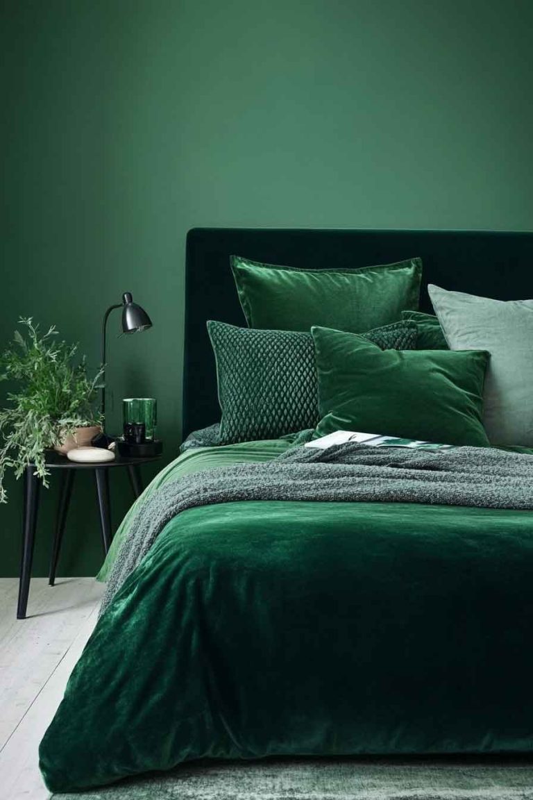 29 Dark Green Bedroom Ideas