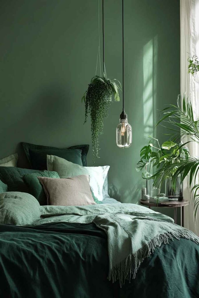 Layer Different Shades of Green