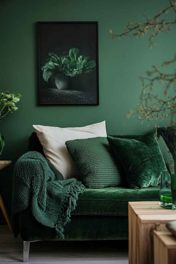 Use Dark Green Sparingly