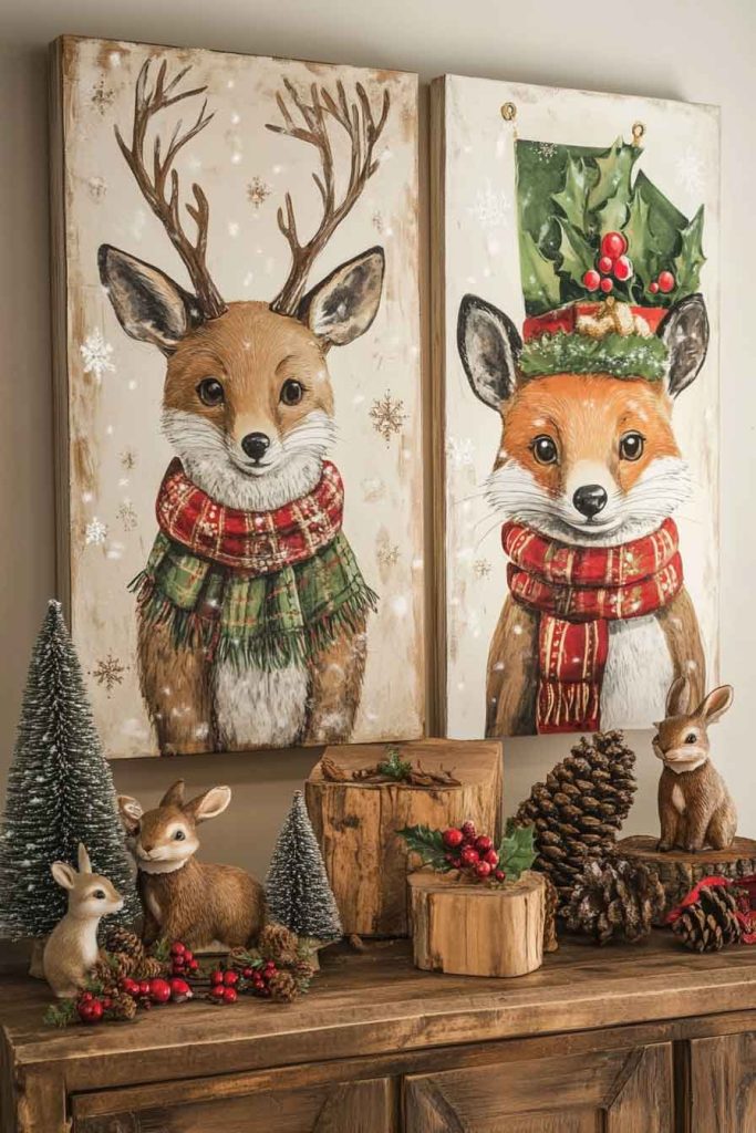 Woodland Creature Christmas Theme