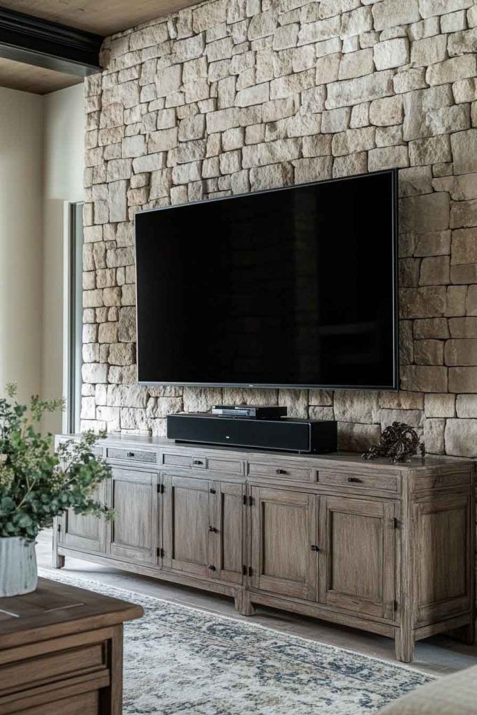 Add a Stone or Tile Feature Wall