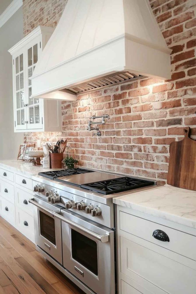 Brick Backsplash