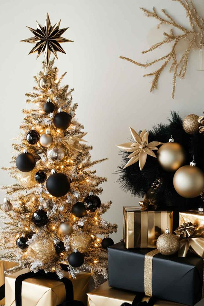 Glam Gold and Black Display