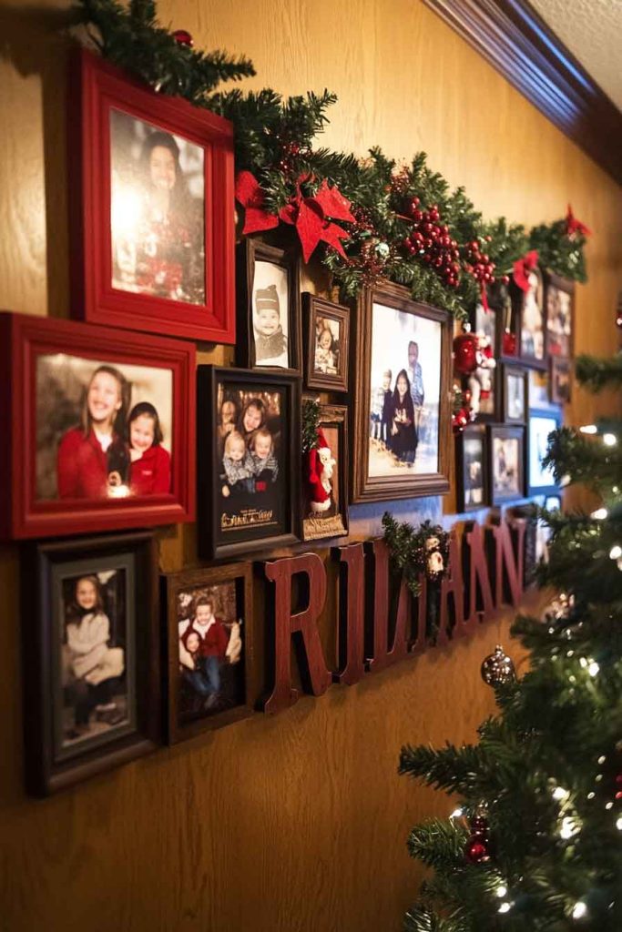 Personalized Family Christmas Wall
