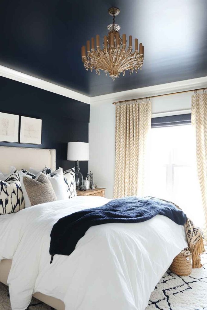 Navy Blue Ceiling