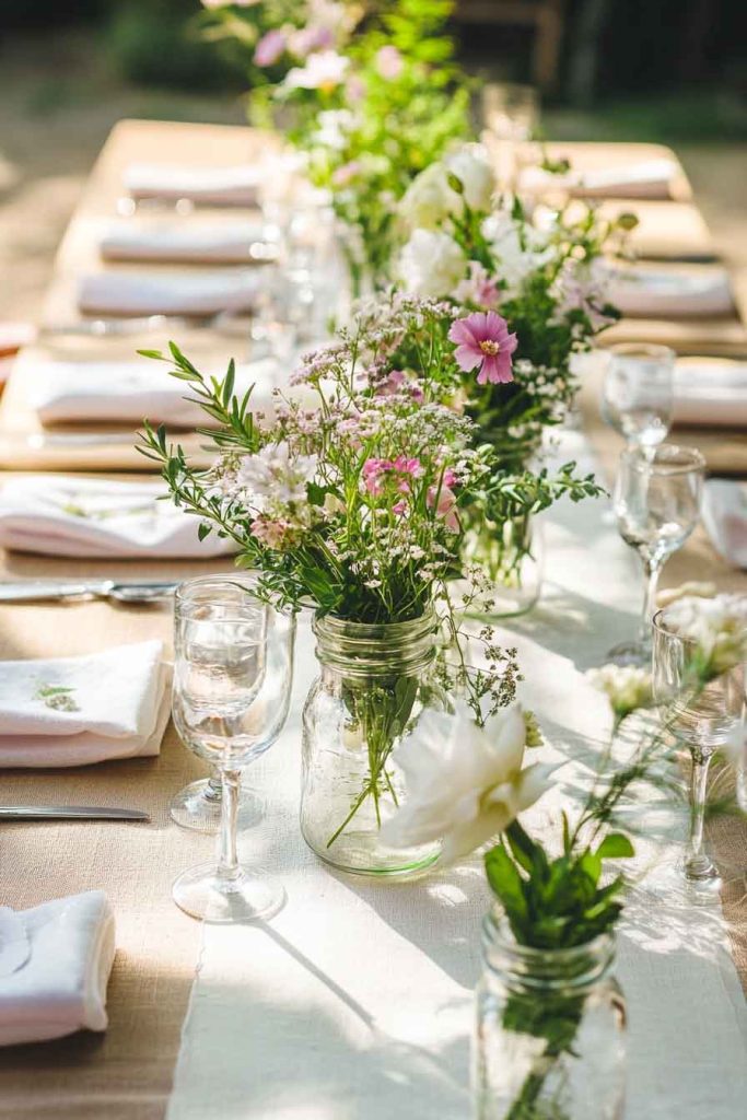 Fresh Flowers and Greenery